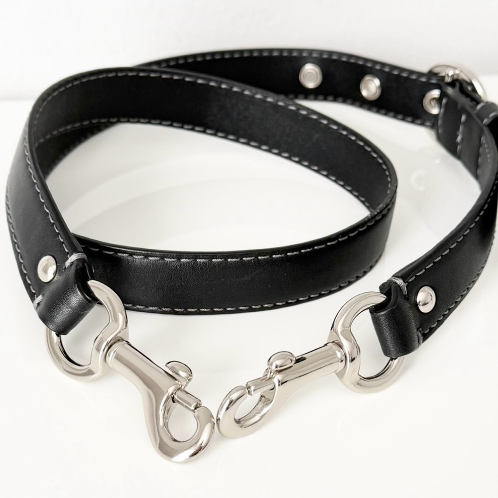 Vintage Coach Black Leather Strap - Picture 2 of 4